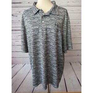 Cinch Polo Shirt XL Extra Large Mens Space Dye Performance Short Sleeve Golf